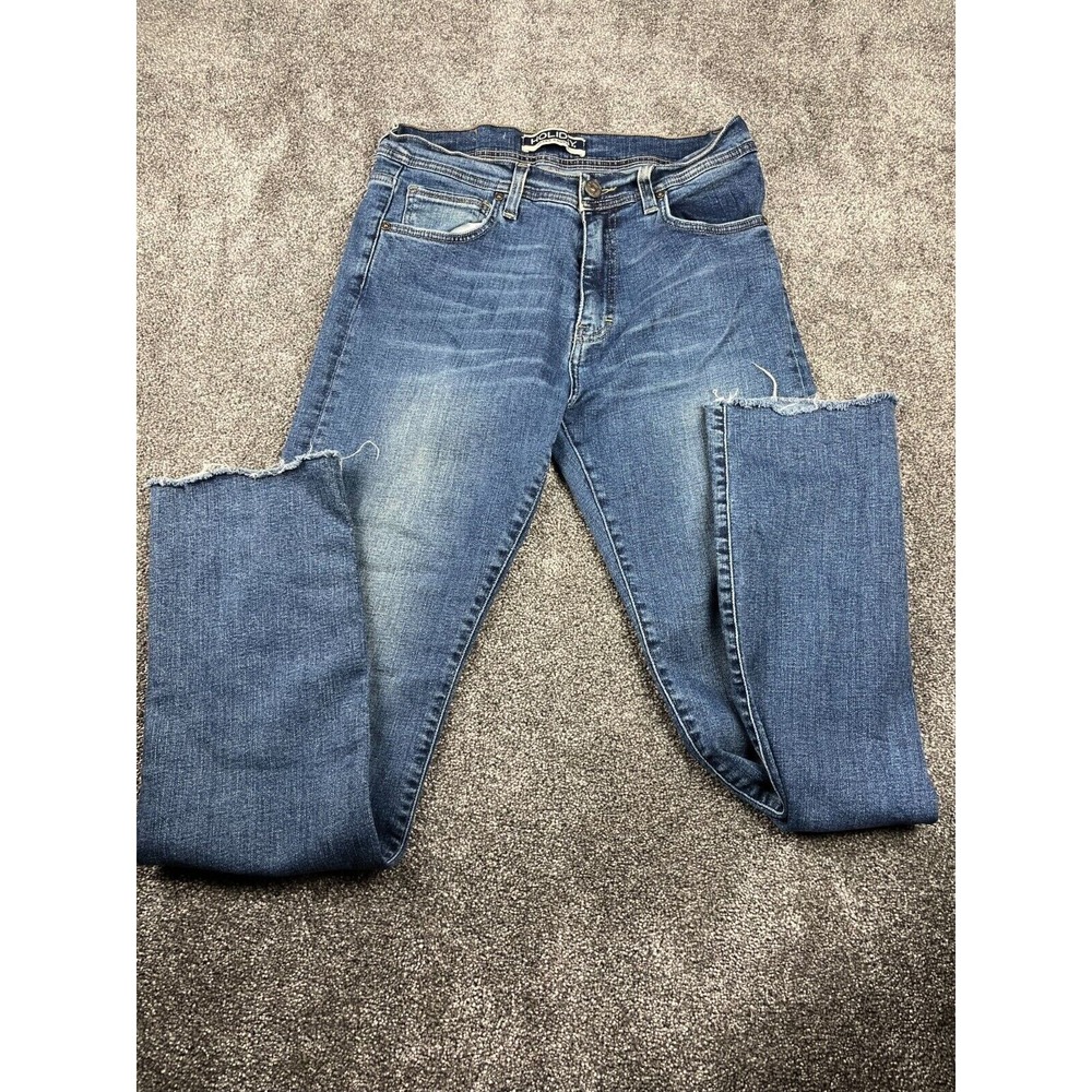 Holiday‎ Jeans Company Mens Frayed Hem Distressed Blue Denim Jeans Size 30